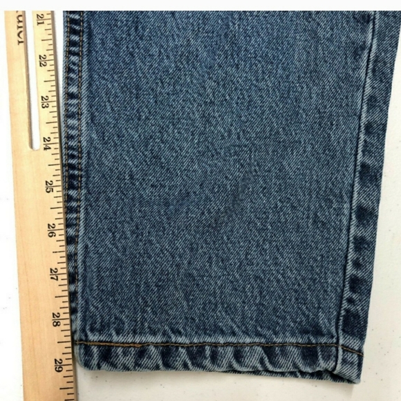 Levis 512 Jeans Womens 14S Blue Slim Fit Tapered Leg High Rise Denim Waist 31 - Picture 9 of 9